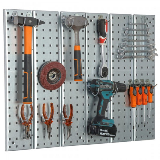 Stalen Gereedschapswand 774 x 583 mm + hangers