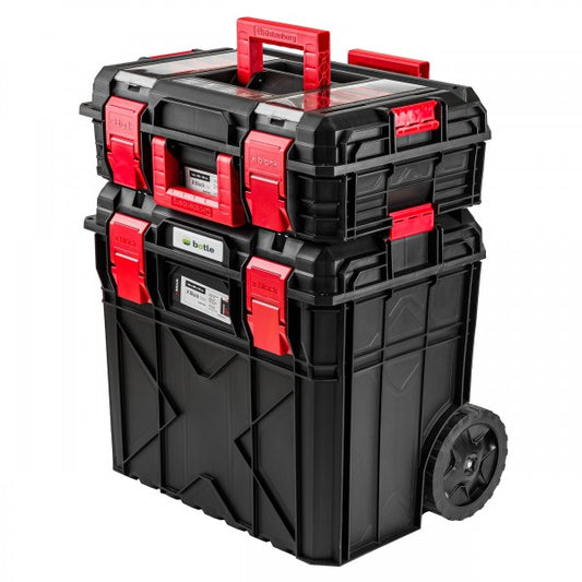 Gereedschapskist 54,6x38x70,4 cm Zwart